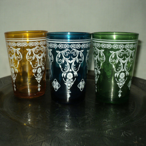 Juego de Accesorios para Café y Té de Estilo Bohemio Moderno de Mediados de Siglo, Elegante, con Cristal - Product Image 1