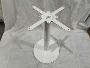 Base de <span class=keywords><strong>table</strong></span> <span class=keywords><strong>ronde</strong></span> <span class=keywords><strong>en</strong></span> <span class=keywords><strong>fonte</strong></span> peinte <span class=keywords><strong>en</strong></span> blanc personnalisable pour <span class=keywords><strong>table</strong></span> de <span class=keywords><strong>bistrot</strong></span>, plusieurs tailles disponibles - Product Image 1