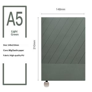 Carnet de notes A5 personnalisé à reliure thermique, agenda de bureau élégant, bloc-notes épais, cadeau de papeterie de bureau pour la vente en gros - Product Image 6