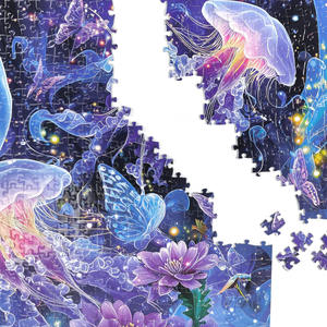 <span class=keywords><strong>Puzzle</strong></span> en bois et plastique personnalisé lumineux DIY pour enfants, éducatif, échantillon gratuit, impression de logo personnalisé, boîte cadeau - Product Image 3