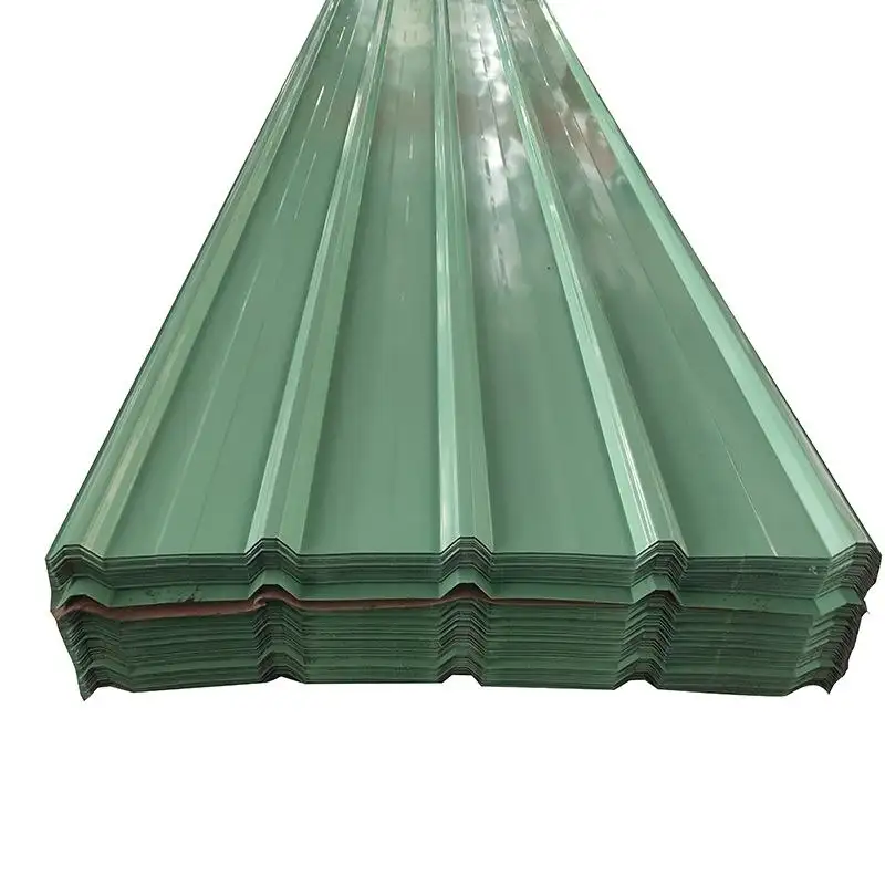 Épaisseur de feuille de Gi de fer de toiture ondulé de qualité supérieure Tôle de toit en tuile de pied en acier galvanisé ondulé