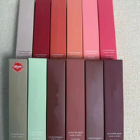 Gamme complète de 13 couleurs de baume à lèvres végétalien de haute qualité, gloss à lèvres liquide avec logo personnalisé, cosmétiques en gros