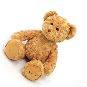 Oso de peluche marrón personalizado, oso de peluche de pelo rizado, oso de peluche clásico. - Product Image 5