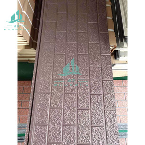 16/20/25mm thép mạ kẽm khắc PU bên ngoài tường trang trí <span class=keywords><strong>EPS</strong></span> cách nhiệt bánh sandwich Panel siding cho mái xây dựng - Product Image 5
