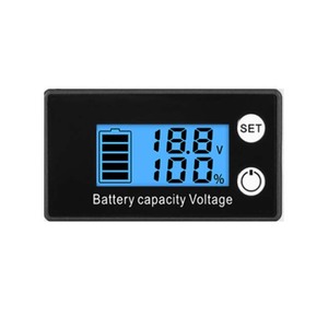 LCD hai dây 12V Lithium chì-axit Pin điện áp Meter DC hiển thị kỹ thuật số vôn kế <span class=keywords><strong>7</strong></span>-68V - Product Image 3
