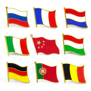 Épinglette magnétique double drapeau Émirats Arabes Unis Iran Irlande Australie Brunei Maçonnique Kurdistan Mexique Australie Argentine Arabie Saoudite Philippines États-Unis - Product Image 2