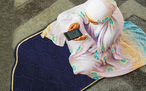 Ourwarm Tùy Chỉnh Màu Mềm Cầu Nguyện Thảm Polyester Máy Làm Mới Lạ Cầu Nguyện Thảm Cho Nhà Du Lịch Cắm Trại - Product Image 3