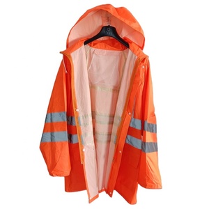 Ropa de Trabajo Impermeable Reflectante de Alta Visibilidad Personalizada, <span class=keywords><strong>Traje</strong></span> de Lluvia, Chaqueta y Pantalones, Impermeable de Trabajo Ligero y Duradero con Pantalones - Product Image 6