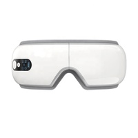 Masseur oculaire électrique intelligent à vibrations et chaleur, pliable, avec contrôle de la minuterie pour soulager la fatigue oculaire et améliorer le sommeil