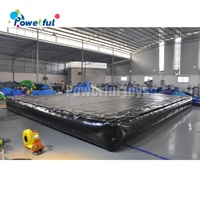 Tapis de gymnastique, cascade de sécurité, airbag gonflable, saut, parc ninja, matelas d'atterrissage