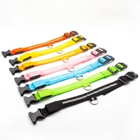 Collier lumineux rechargeable par USB pour chien Collier lumineux clignotant pour extérieur Marche de nuit Fournitures de sécurité