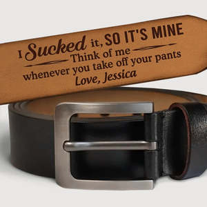 Cinturón de Cuero Genuino Personalizado con Hebilla de Lujo, Impresión Bajo Demanda, Regalos para el Día del Padre, Cinturón de Diseñador para Hombre - Product Image 2