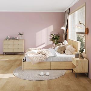 Fournisseur d'usine, MOQ élevé, <span class=keywords><strong>commode</strong></span> en rotin et bois de style campagnard avec <span class=keywords><strong>6</strong></span> <span class=keywords><strong>tiroirs</strong></span> et pieds en métal pour la chambre à coucher - Product Image 5