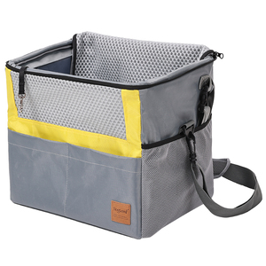 <span class=keywords><strong>Panier</strong></span> de vélo pliant détachable bon marché OEM pour le transporteur d'animal familier voyageant avant le transporteur de chien <span class=keywords><strong>panier</strong></span> de vélo housse de siège d'animal familier - Product Image 1