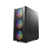 WANKANG Support OEM/ODM Personnalisation Nouveau Style Mid Tower PC Case Alliage d'aluminium ATX M-ATX Ordinateur Gaming Usage bureau/maison