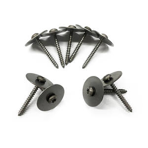 Clips y Hebillas Metálicas de Grado Industrial para Automóviles/Remaches de Expansión para Revestimiento de Parachoques/Sujetadores de Paneles de Puerta con Acabado de Óxido Negro - Product Image 3