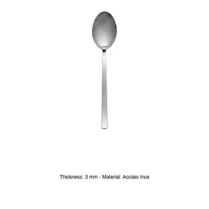 Pinti <b>Wave</b> Dinner Spoon 18/C Stainless Steel, 3 mm Thick Nickel Free Pintinox - Product Image 3