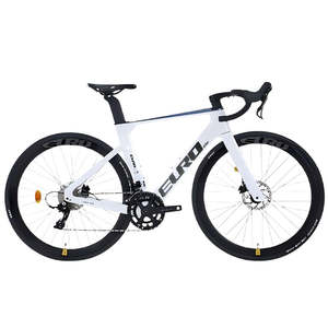 จักรยานเสือหมอบ EUROBIKE 700C คาร์บอนไฟเบอร์ทั้งคัน 20 สปีด ดิสก์เบรกไฮดรอลิก () ล้อ 700CX28C OBOR คาร์บอนโมดูลัสสูง - Product Image 5