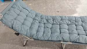 Lits de camping pliants en acier légers et portables pour l'extérieur, modernes et inclinables, et lits de salon avec une capacité de 180 kg - Product Image 4