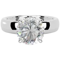 Bague en argent sterling 925 MUSHAN, sertie de diamants moissanite couleur D 2ct 3ct, pour femmes, bijoux de luxe fins s925.