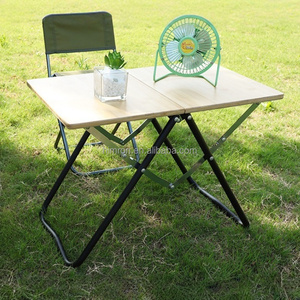 Table pliante portable en aluminium et bambou à ouverture rapide pour les voyages en voiture, l'équipement de <span class=keywords><strong>camping</strong></span>, les pique-niques et les barbecues - Product Image 3