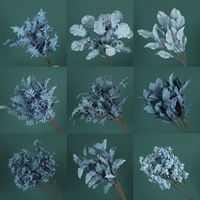 Fleurs séchées en gros KYHY : Roses bleues et hortensias de haute qualité pour la Saint-Valentin et la remise des diplômes - Commerce transfrontalier