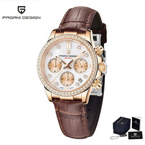 Reloj de Pulsera de Cuarzo Japonés para Mujer Pagani Design PD-1730 1730, Relojes de Pulsera de Lujo Vintage a Prueba de Agua para Chicas, Reloj para Damas + Caja - Product Image 2
