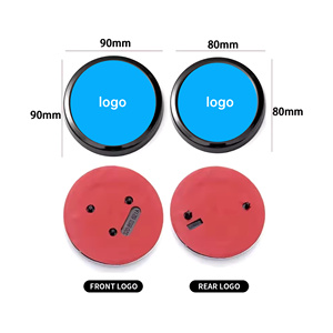 Adesivo Emblema Auto 80mm/90mm per Skoda, Badge per Cofano Anteriore e Portellone Posteriore, per Modelli Fabia, Octavia A7, RS, Superb, Rapid, Yeti, <span class=keywords><strong>Karoq</strong></span>, Vision, VRS - Product Image 1