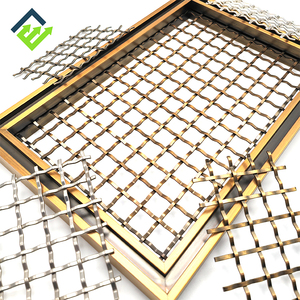 Grilles décoratives en treillis métallique tissé en acier inoxydable avec finitions Bronze/Laiton/Cuivre pour le pliage et le soudage - Product Image 3