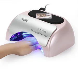 Professional Nail Dryer CCFL + LED UV Lamp Light Beauty Salon with Automatic Induction Timer Setting 110-220V 48W