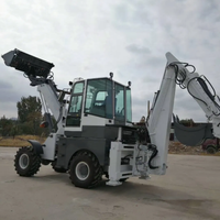 Promotion Mini-chargeuse-pelleteuse compacte 2 tonnes, légère, sur roues, Caterpillar 55KW, pour aménagement paysager de vergers, Japon, prix usine bas
