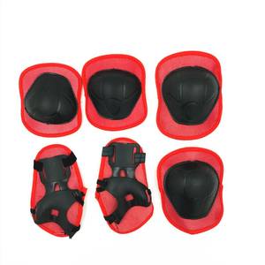 Ensemble de genouillères pour enfants, 6 pièces, protection contre les chocs, pour le patinage, le cyclisme, unisexe, bleu, rose, rouge - Product Image 4