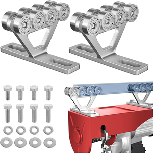 Sistem Pengangkat Garasi Overhead, Pengangkat Listrik, Rak Roda 2/3/4, Perakitan Troli, Saluran Penyangga, Troli Manual Senyap, Roller OEM - Product Image 1