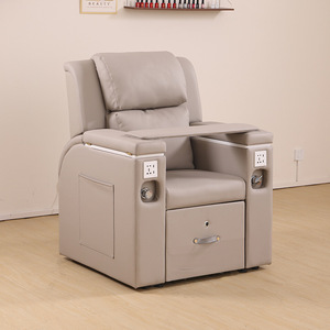 Sillón Eléctrico Multifuncional de Lujo de Cuero PU para Salón de Belleza, Uñas, Pestañas, Pedicura, Reparación de Pies y Baño de Cejas - Product Image 1
