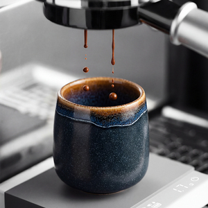 Taza de Café de Cerámica con Doble Pared Aislante, Forma de Huevo, 80 ml, Moderna, Lujosa y Ecológica para Espresso Italiano - Product Image 4