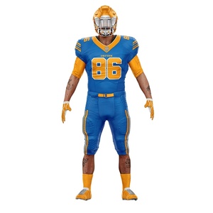 Chine fournisseur personnalisé sublimation football américain uniforme maillot de football porter - Product Image 2