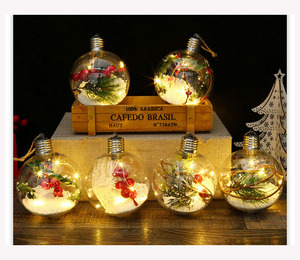 Bola de Luz LED Transparente Navideña OX228 al <span class=keywords><strong>por</strong></span> Mayor, Decoraciones para Árboles de <span class=keywords><strong>Navidad</strong></span>, Bola de Cristal LED Decorativa, Bola de <span class=keywords><strong>Navidad</strong></span> LED - Product Image 1