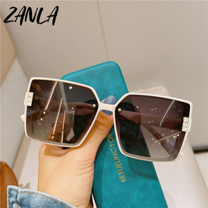 2023 New Thời Trang quá khổ vuông Sunglasses đối với phụ nữ sang trọng thiết kế thương hiệu Sun Glasses men Vintage <span class=keywords><strong>Big</strong></span> khung kính mắt UV400 - Product Image 1