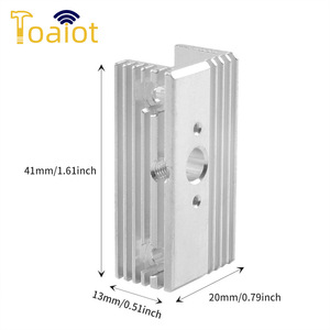 Dissipateur thermique d'extrudeuse Creality Elf en aluminium Msp 10022 R0357 pour accessoires d'imprimante 3D - Product Image 3