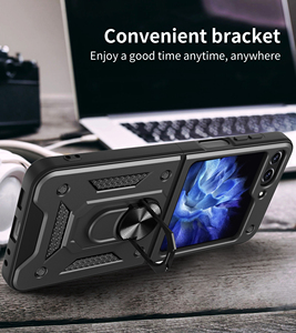 Pour samsung Fold flip couverture magnétique coques de téléphone dur antichoc kicksand anneau pour samsung galaxy z fold 6 5 4 3 5G Flip 6 5 4 3 - Product Image 3