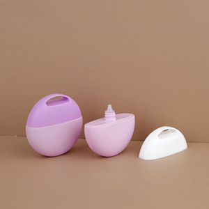 Hot Selling 60ml Round <b>Sunscreen</b> Bottle With Chain PP Lotion Container Squeeze Cosmetic Packaging Bottle - Product Image 5