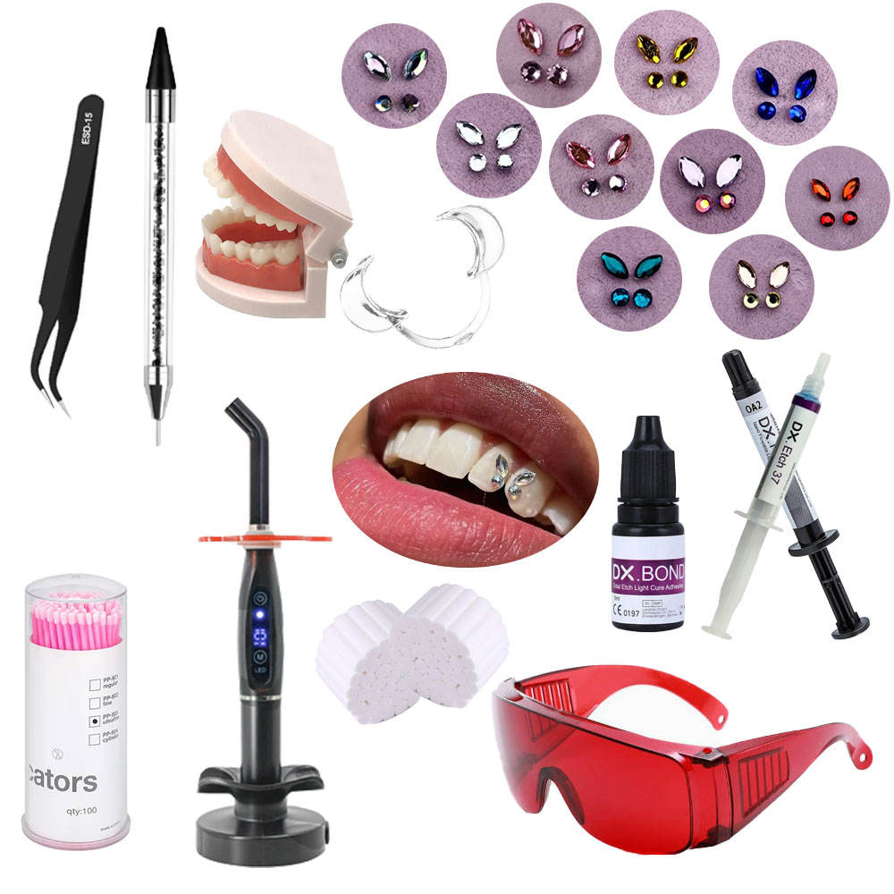 Kit de pierres précieuses pour les dents 1