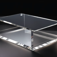 Feuille acrylique ultra-claire OLIDA, haute perméabilité à la lumière, feuille de perspex transparente 1220*2440mm, produit plastique pour découpe laser