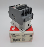 Contactor A123010 para Riel DIN, 600 VCA, 10 HP, 3 Polos, 3 Fases, Bobina de 24 V, 50/60 Hz, Contactor PLC