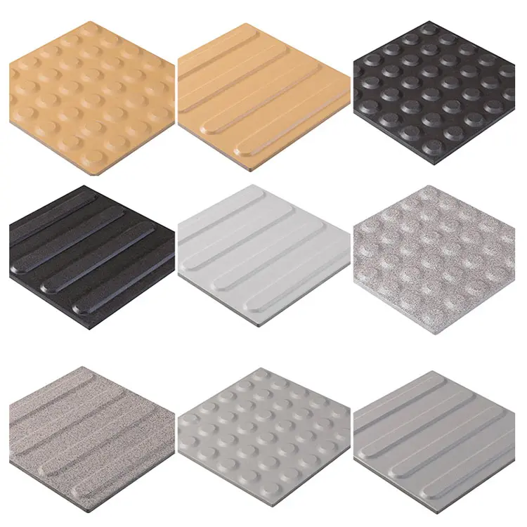 Blind Tactile Road Tiles Porcelain Blind Path Floor Tiles Homogeneous Tactile Ceramic Tiles Guiding Blind