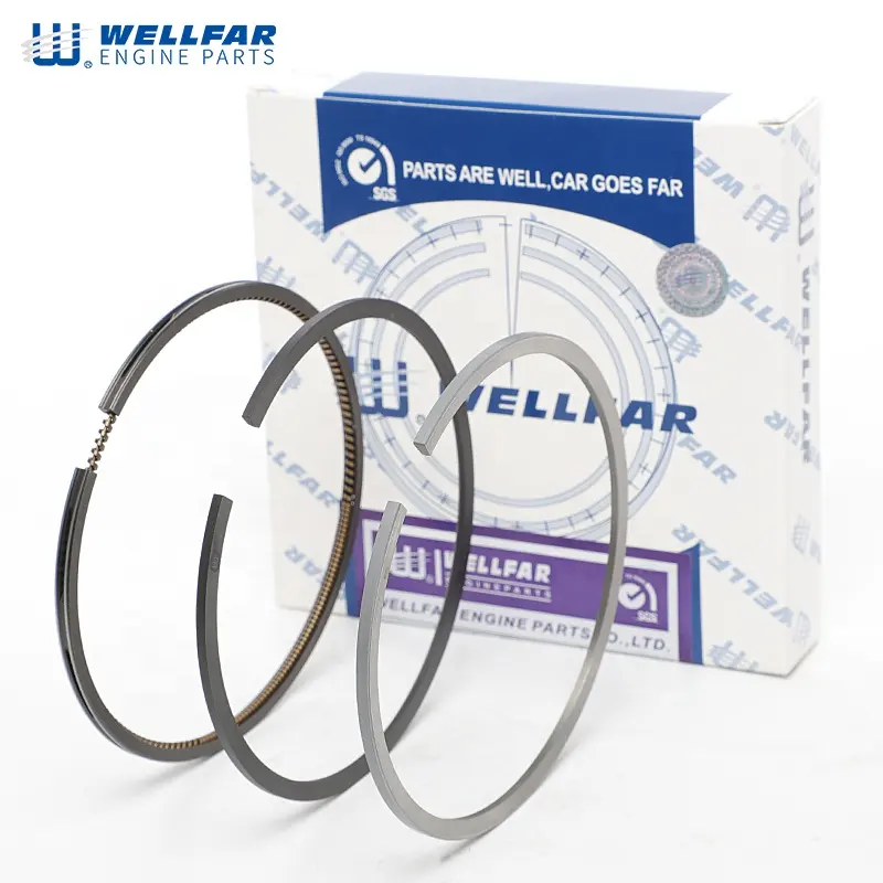 Wellfar ISO ODM OEM factory Composite plating of chromium engine parts piston ring for Benz Volvo Foe MAN DAF Renault