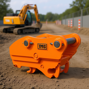 Coupleur rapide Tmg pour excavatrice, diamètre de broche 2-1/2 pouces, ouverture 14-17 pouces avec point de levage, capacité 4400 lb - Product Image 2