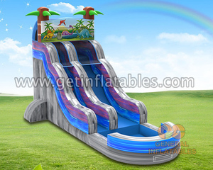 Bouncer Không Khí Nhảy <span class=keywords><strong>Bouncy</strong></span> <span class=keywords><strong>Castle</strong></span> Bounce House 18 Oz Thương Mại Inflatable Jungle Trượt Nước - Product Image 3