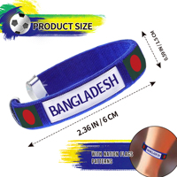 Bracelets tissés du Bangladesh pour encourager les événements sportifs et produits dérivés