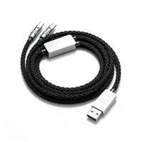 Câble de clavier Aviator 1,5 m 8K 8000 Hz 1 vers 2, double Type C vers USB A, en alliage de zinc tressé, pour claviers à interrupteurs magnétiques